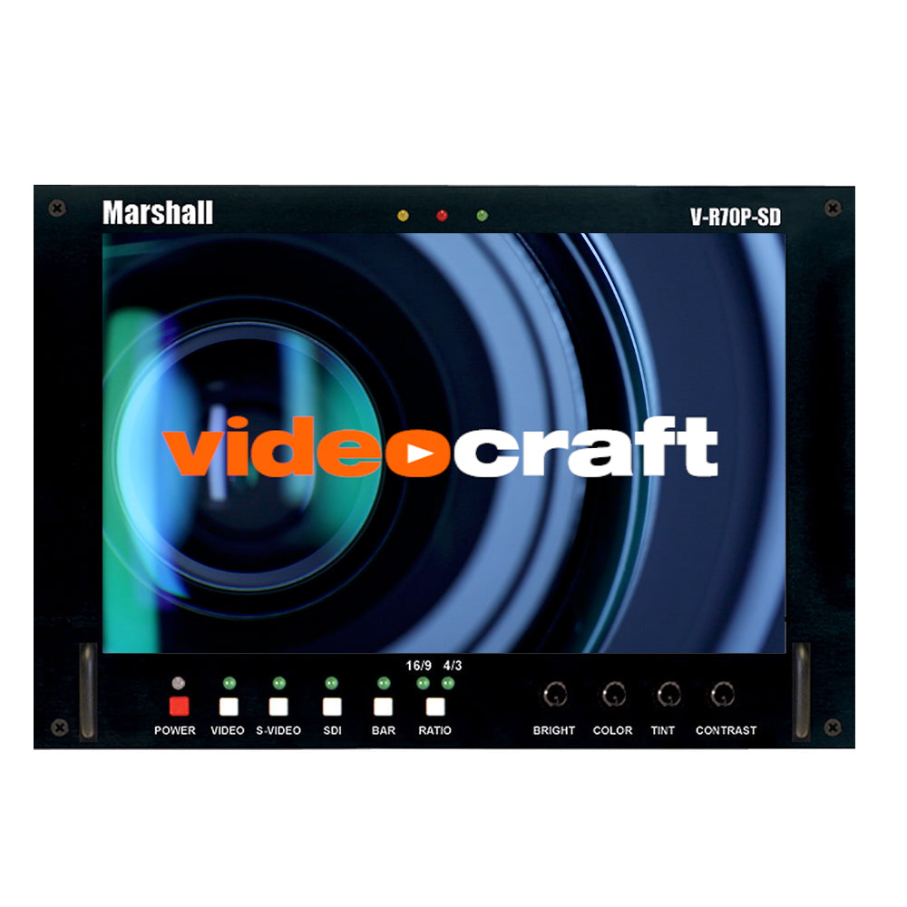 Marshall V-R70P 3G SDI 7” LCD Monitor