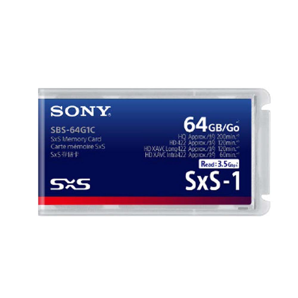 Sony 64GB SxS-1 G1C High Speed Memory Card