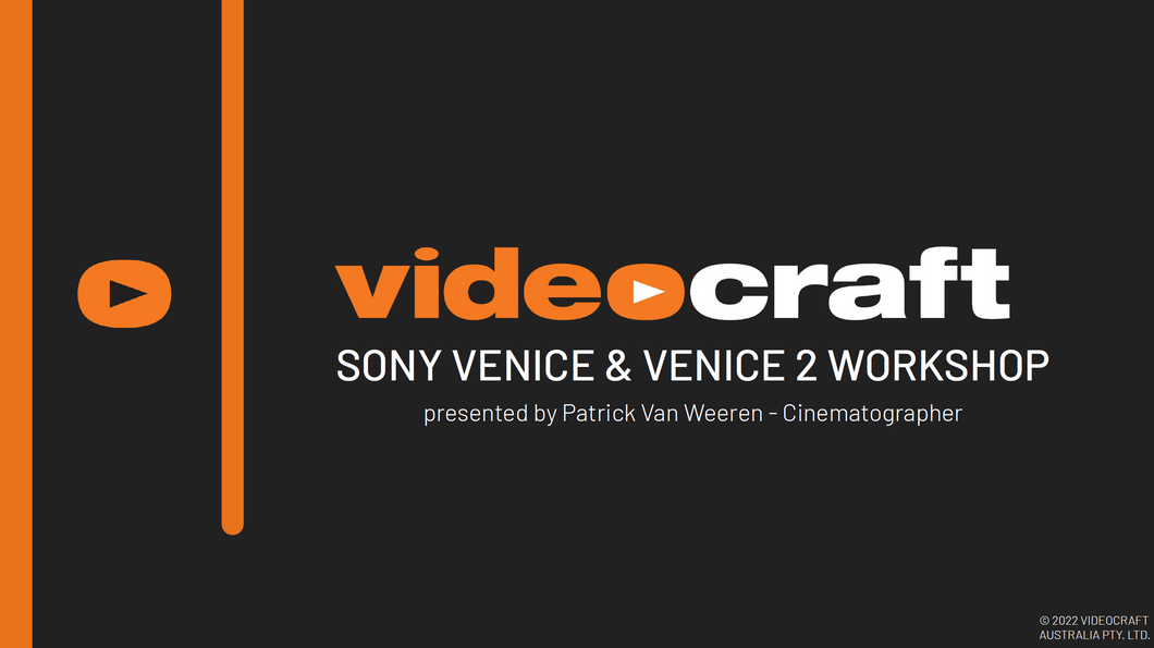 Sony Venice and Venice 2 Workflow Booklet